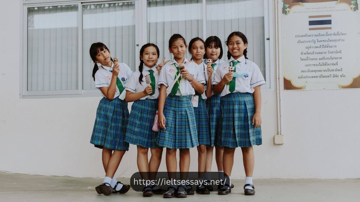 school uniform ielts essay