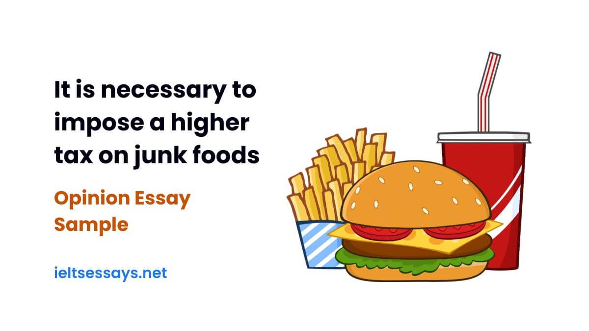 higher tax on junk foods