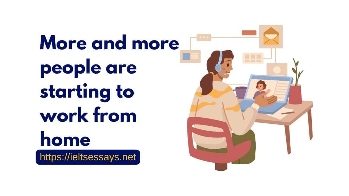 more people are working from home