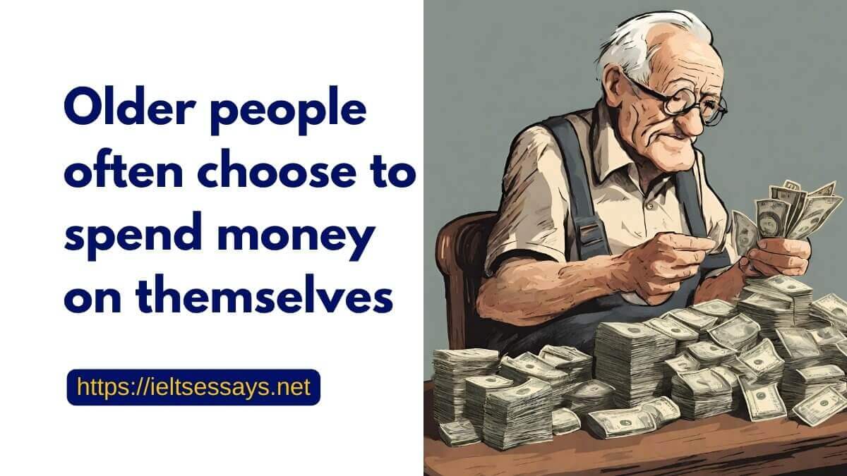older people spend money on themselves