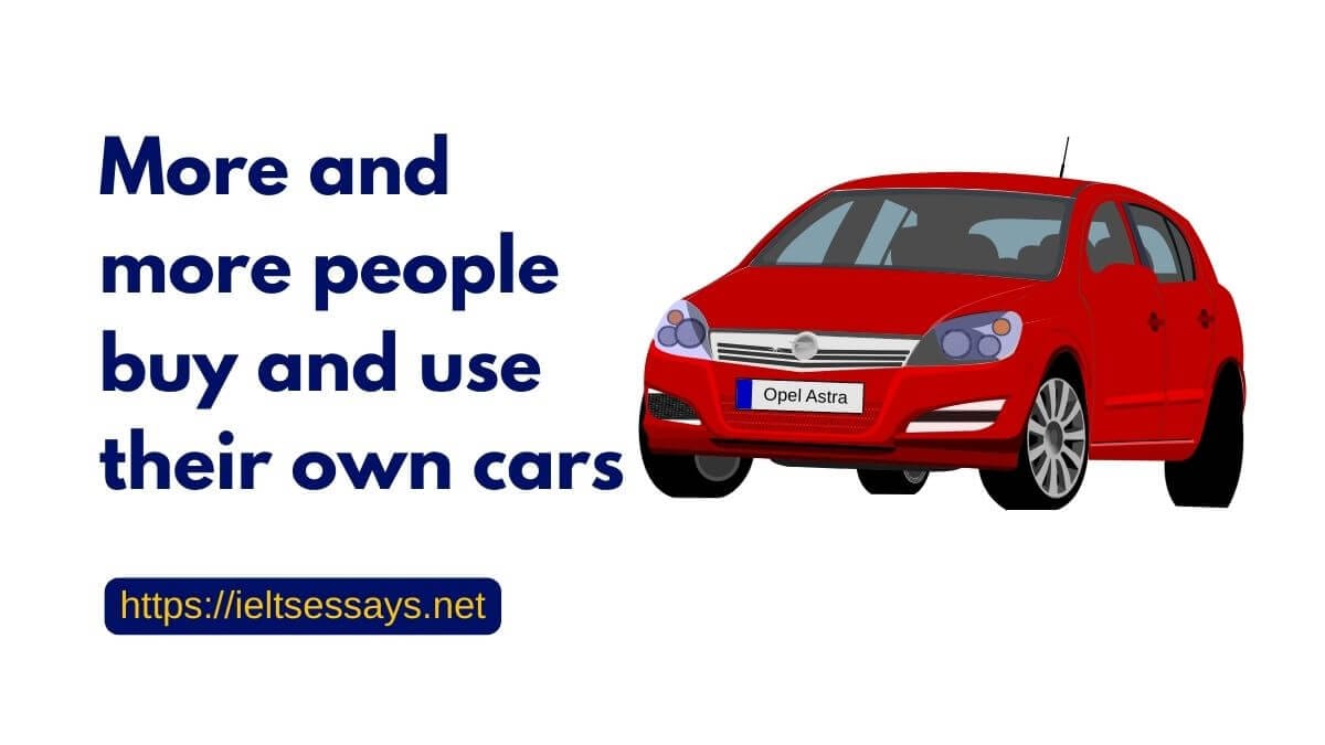 people use their own cars