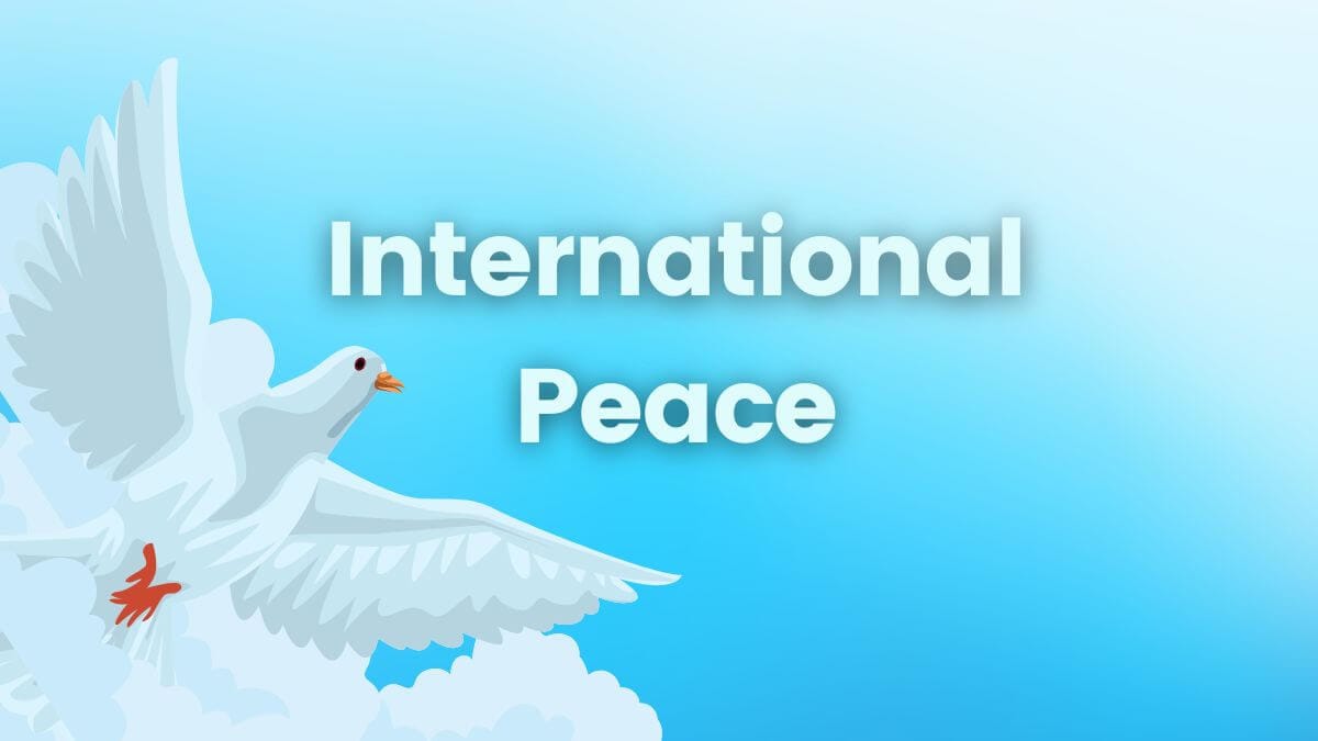 promoting peace